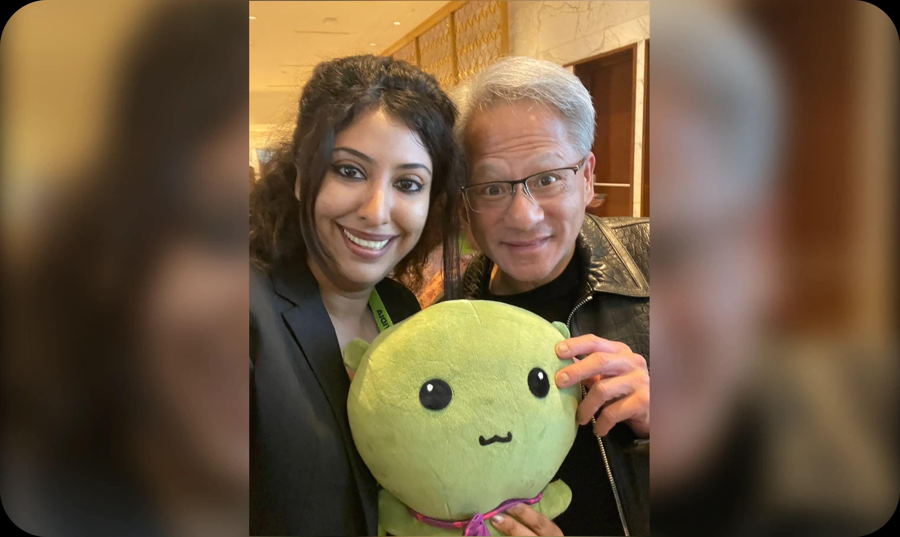 A Memorable Moment with Jensen Huang at NVIDIA AI Summit 2024