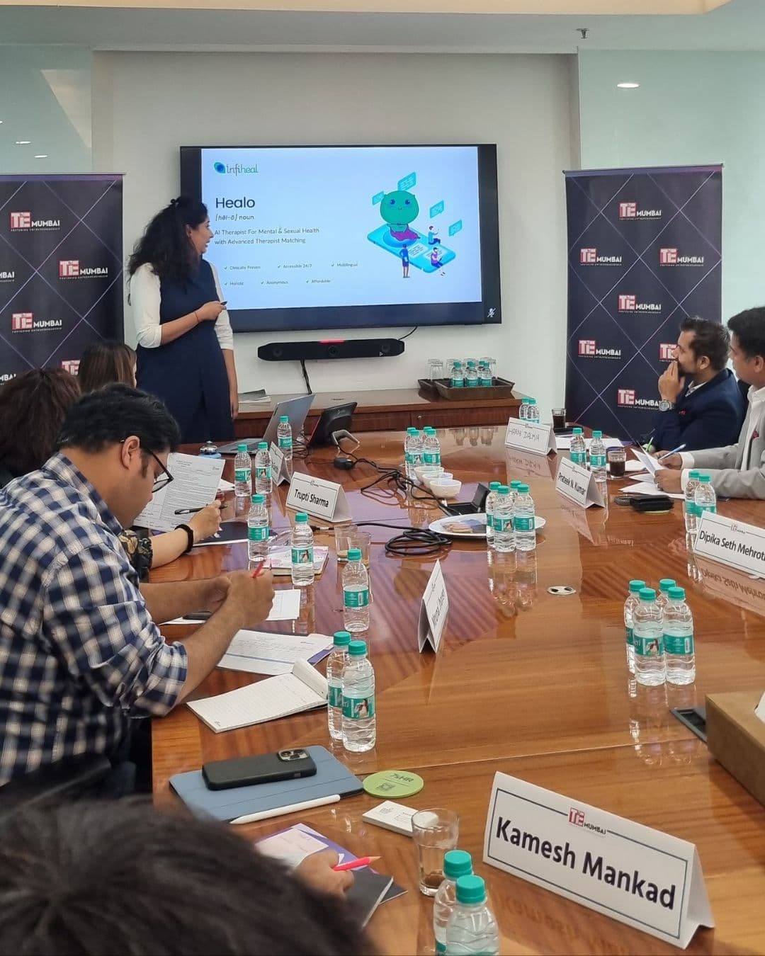 Infiheal’s Founder and CEO Pitches at TiE Women Global Pitch Competition, Mumbai Finals 2025