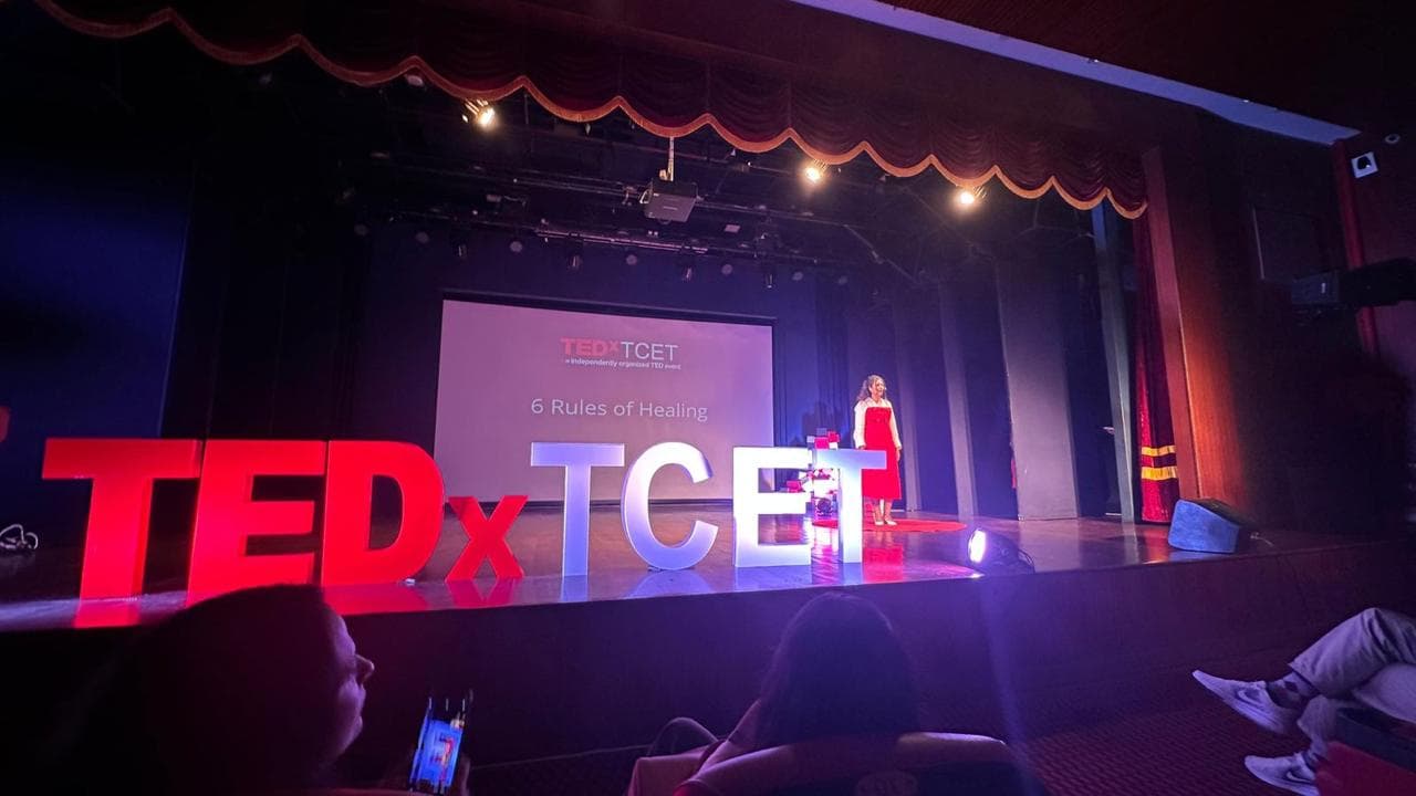 Founder and CEO of Infiheal at TEDxTCET, Mumbai - Image 3